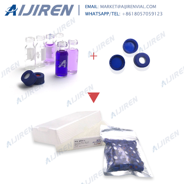 screw neck vial caps with writing space for wholesales Aijiren